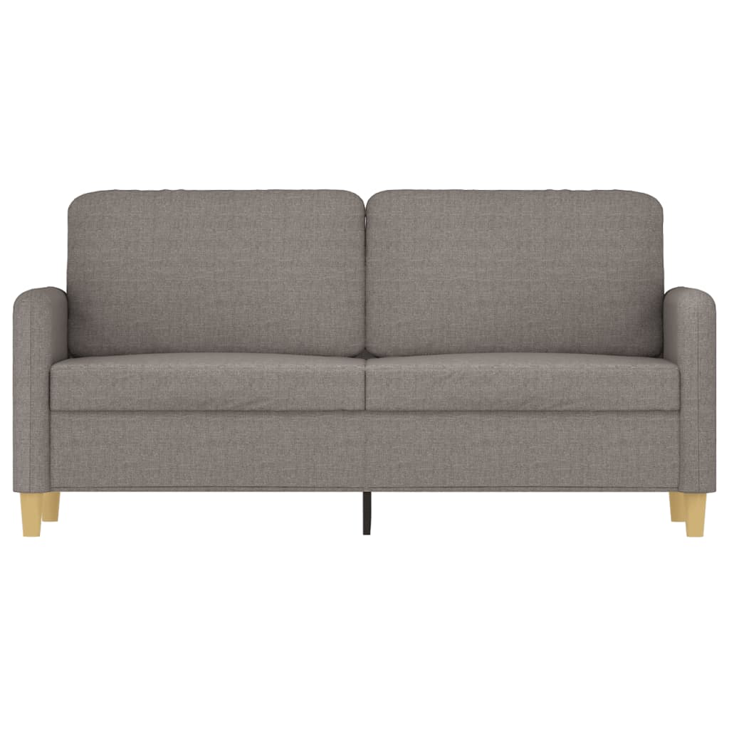 Tweezitsbank 140 cm stof taupe