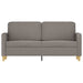 Tweezitsbank 140 cm stof taupe