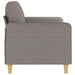 Tweezitsbank 140 cm stof taupe