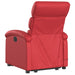 Sta-op-stoel kunstleer rood