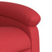 Sta-op-stoel kunstleer rood