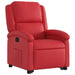 Sta-op-stoel kunstleer rood