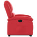 Sta-op-stoel kunstleer rood