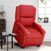 Sta-op-stoel kunstleer rood