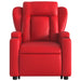 Sta-op-stoel kunstleer rood