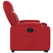 Sta-op-stoel kunstleer rood