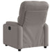 Fauteuil verstelbaar elektrisch stof taupe