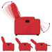 Sta-op-stoel kunstleer rood