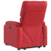 Sta-op-stoel kunstleer rood
