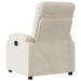 Fauteuil elektrisch verstelbaar microvezelstof beige