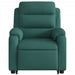 Sta-op-stoel elektrisch stof donkergroen