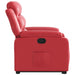 Sta-op-stoel kunstleer rood