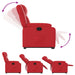 Sta-op-stoel kunstleer rood