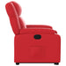 Sta-op-stoel kunstleer rood