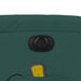 Massagestoel elektrisch verstelbaar stof donkergroen
