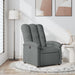 Relaxfauteuil Donkergrijze Stof 1