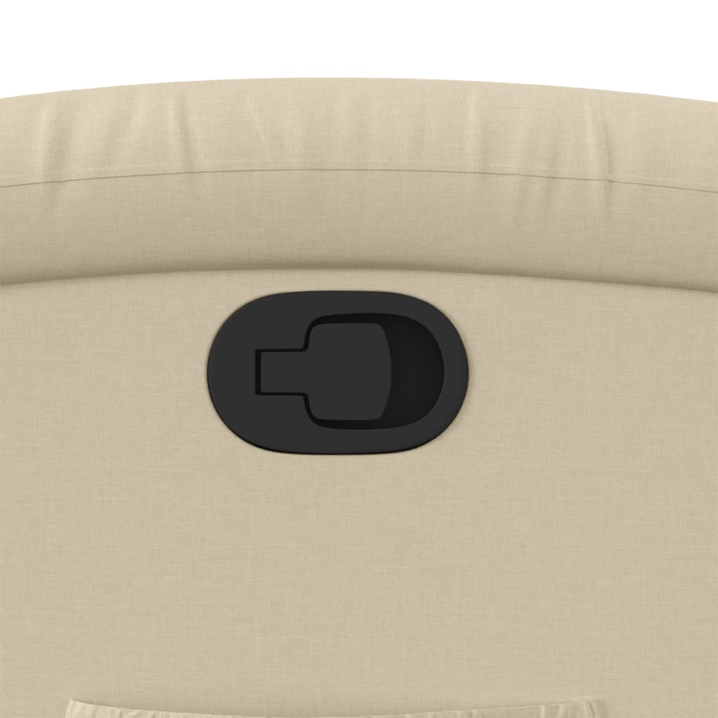 Relaxfauteuil Crème Stof