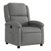 Relaxfauteuil donkergrijze stof