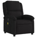 Massagestoel met zwarte stof
