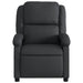 Relaxfauteuil Zwart Echt Leer