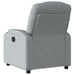 Relaxfauteuil lichtgrijze stof