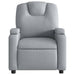 Relaxfauteuil lichtgrijze stof
