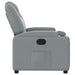 Relaxfauteuil lichtgrijze stof