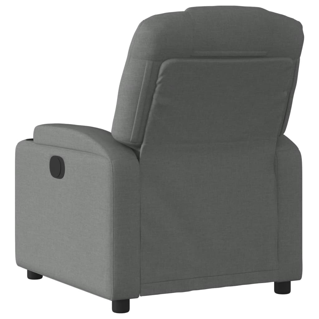 Relaxfauteuil Donkergrijze Stof 1