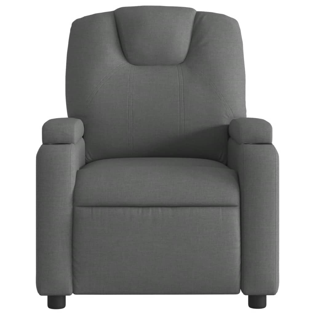 Relaxfauteuil Donkergrijze Stof 1