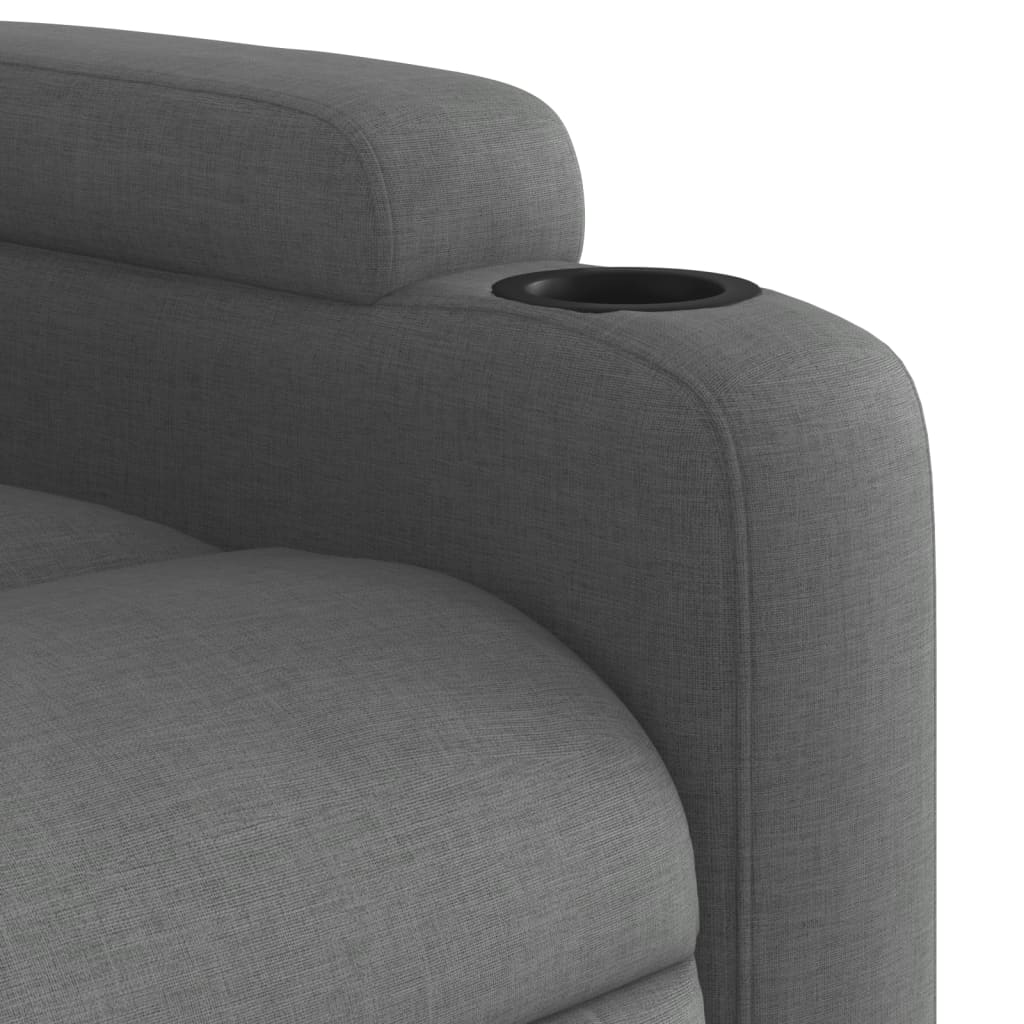Relaxfauteuil Donkergrijze Stof 1