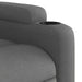 Relaxfauteuil Donkergrijze Stof 1