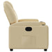 Relaxfauteuil Crème Stof