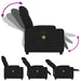 Massagestoel met Zwarte Stof
