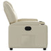 Relaxfauteuil Crème Kunstleer