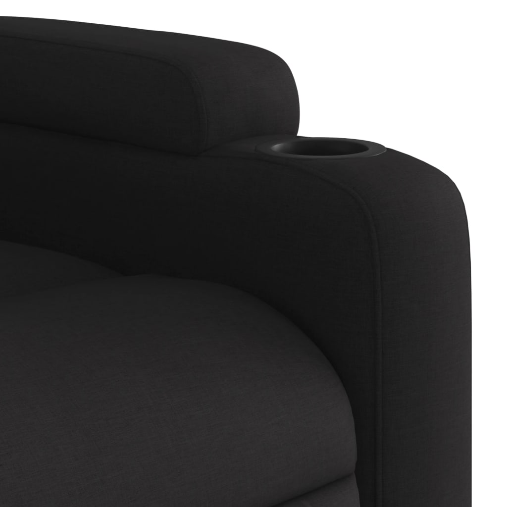 Relaxfauteuil Zwarte Stof