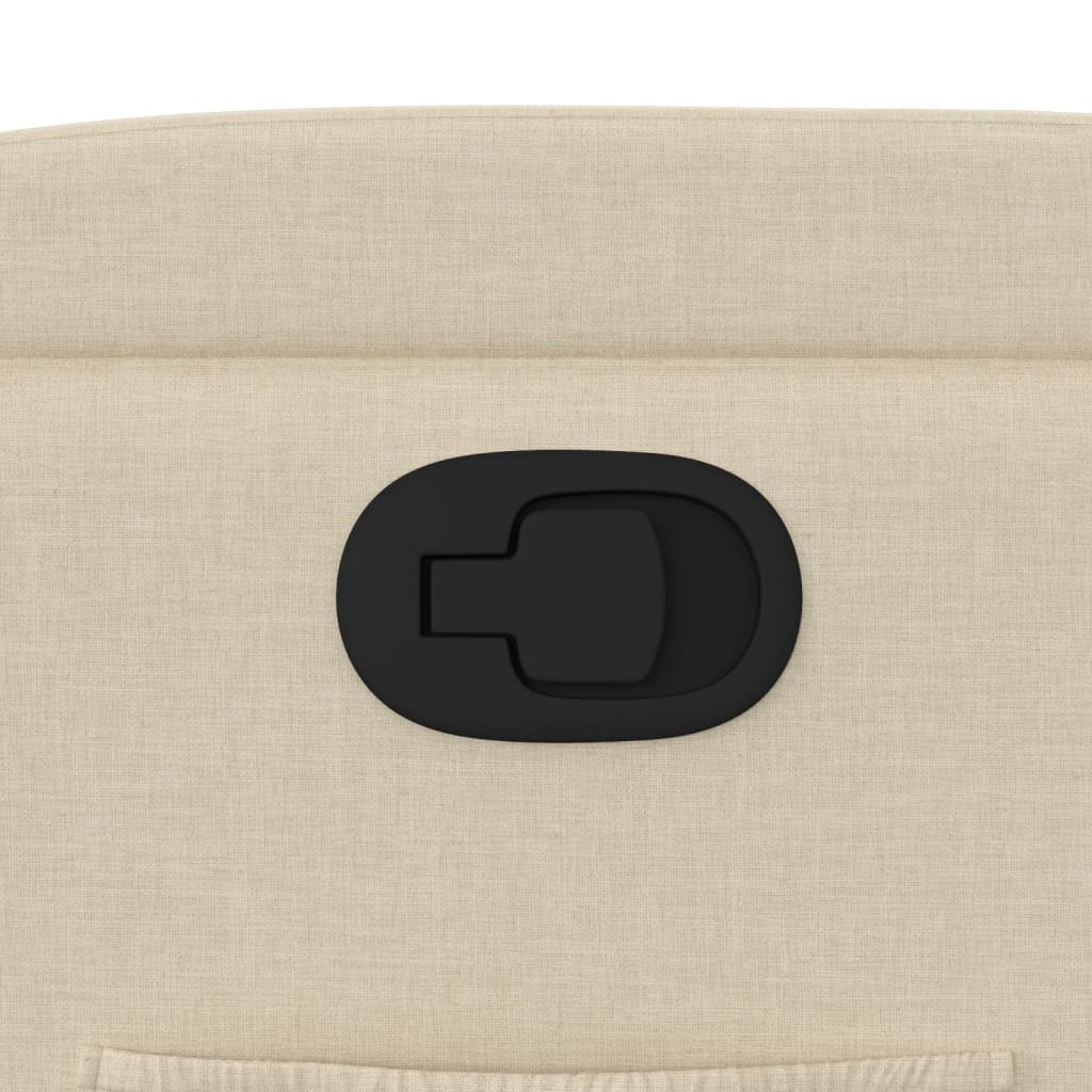 Relaxfauteuil Crème Stof