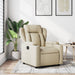 Relaxfauteuil Crème Stof