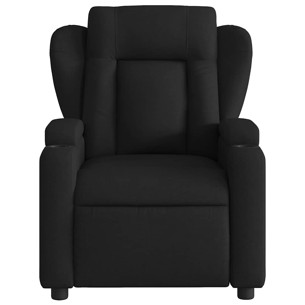 Massagestoel met zwarte stof