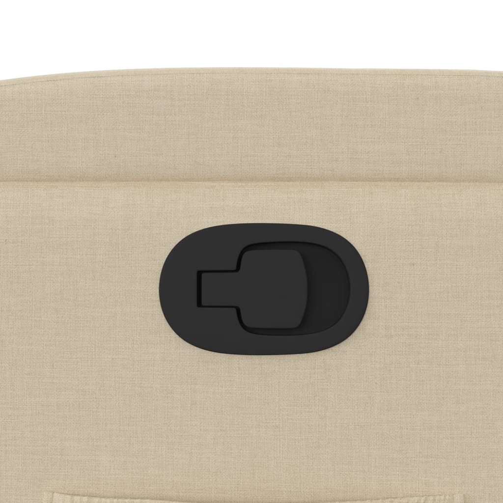 Relaxfauteuil Crème Stof