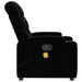 Massagestoel met zwarte stof
