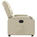 Relaxfauteuil Crème Kunstleer