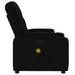 Massagestoel met zwarte stof