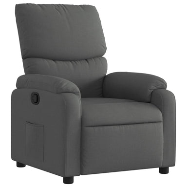 Relaxfauteuil Donkergrijze Stof 1
