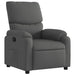 Relaxfauteuil Donkergrijze Stof 1