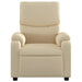 Relaxfauteuil Crème Stof