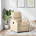Relaxfauteuil Crème Stof