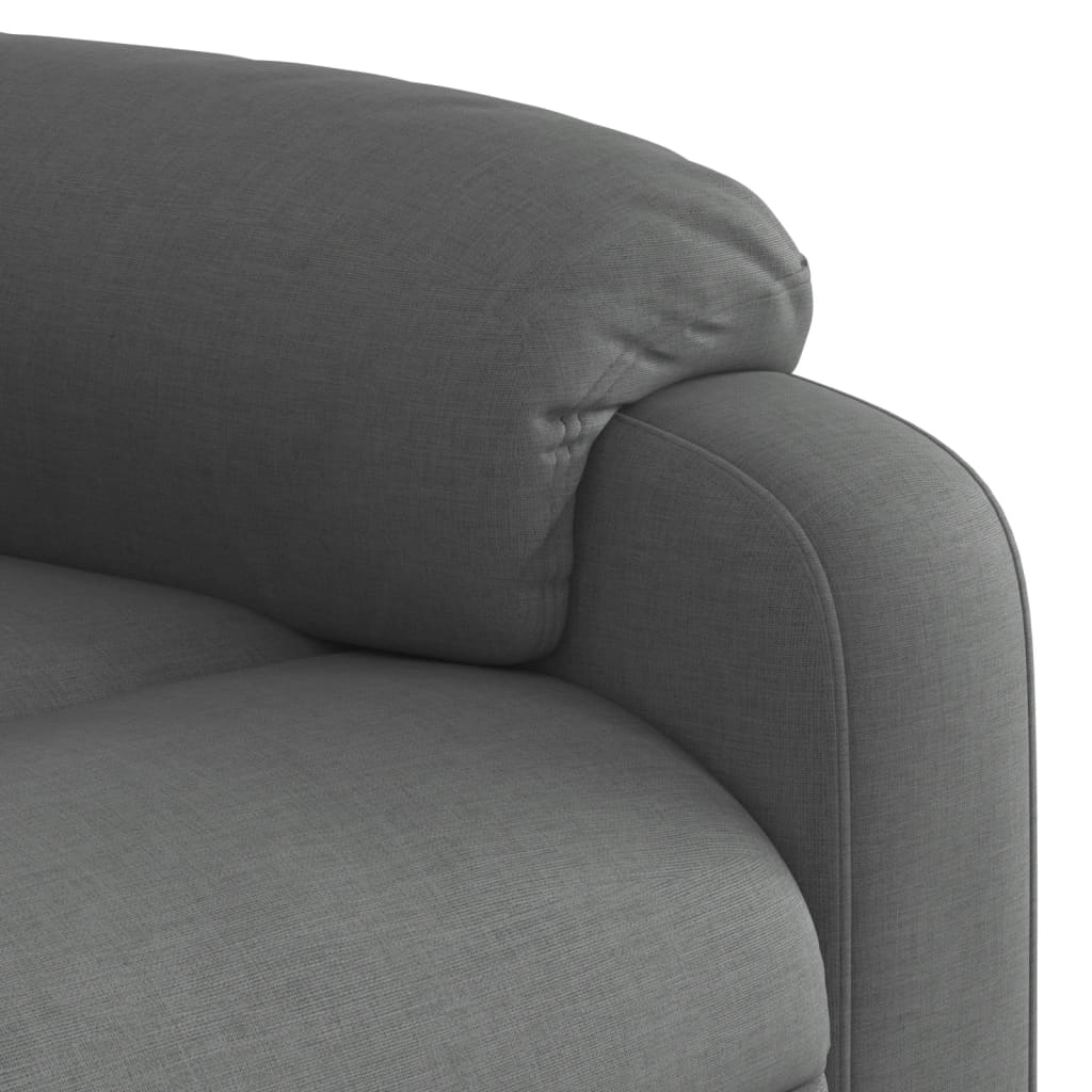 Relaxfauteuil Donkergrijze Stof 1