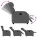 Relaxfauteuil Donkergrijze Stof 1