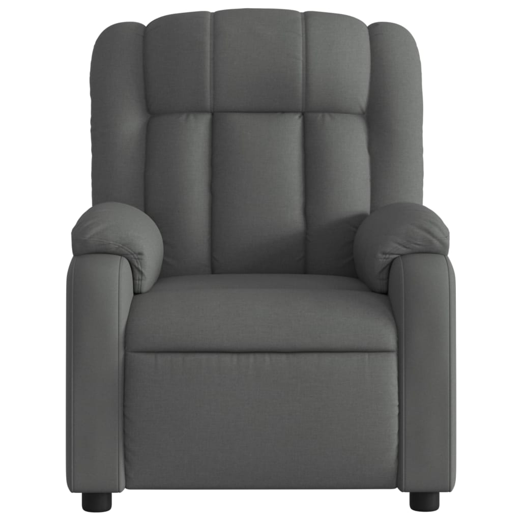 Relaxfauteuil Donkergrijze Stof 1