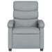 Relaxfauteuil lichtgrijze stof